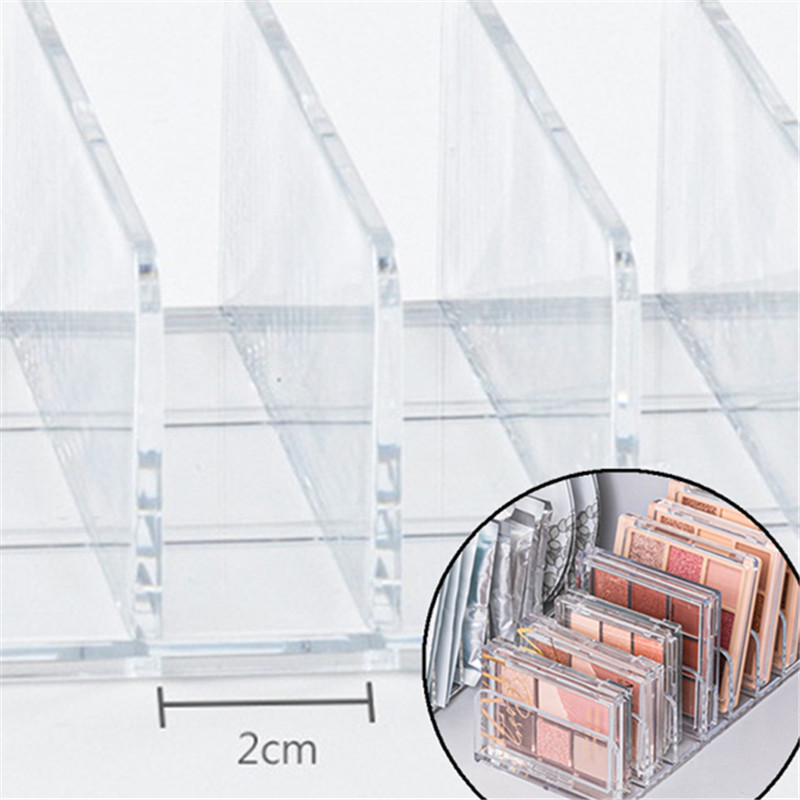 Women Accessories Organizer - 1pc Makeup Organizer Box 7-Compartment Clear