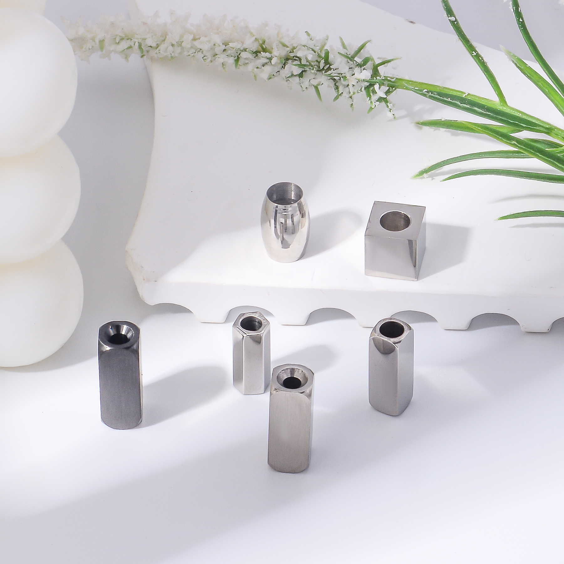 6pcs/lot Custom Text Polished  - Women Accessories Pack recension och pris