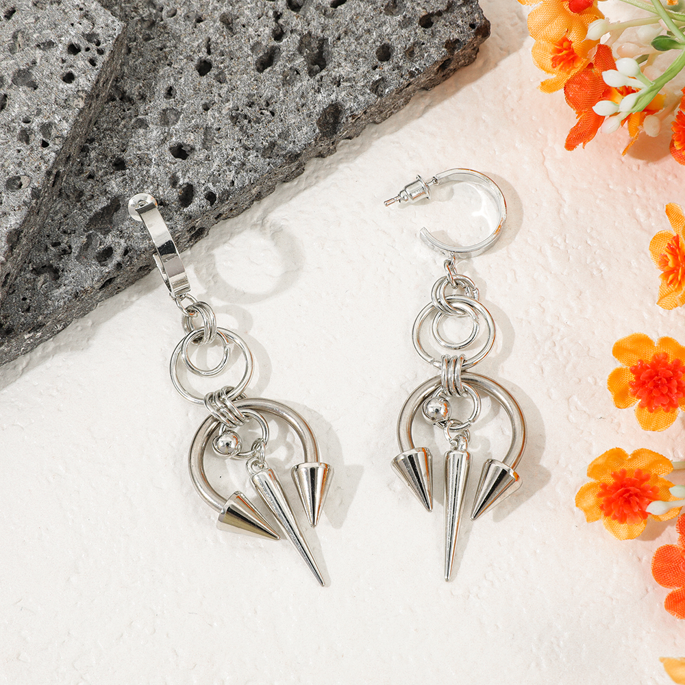 1pair Y2K Stainless Steel Rive - Women'S Y2K Accessories recension och pris