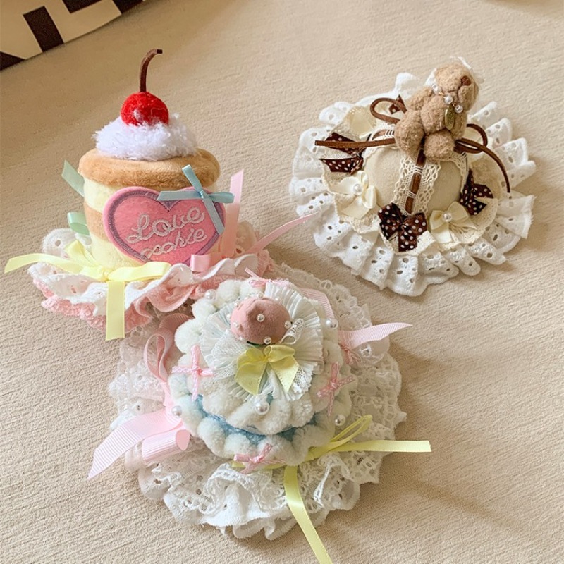 Pink Cherry Cake Hat Hair Clip - Women'S Accessories Gift Ideas recension och pris
