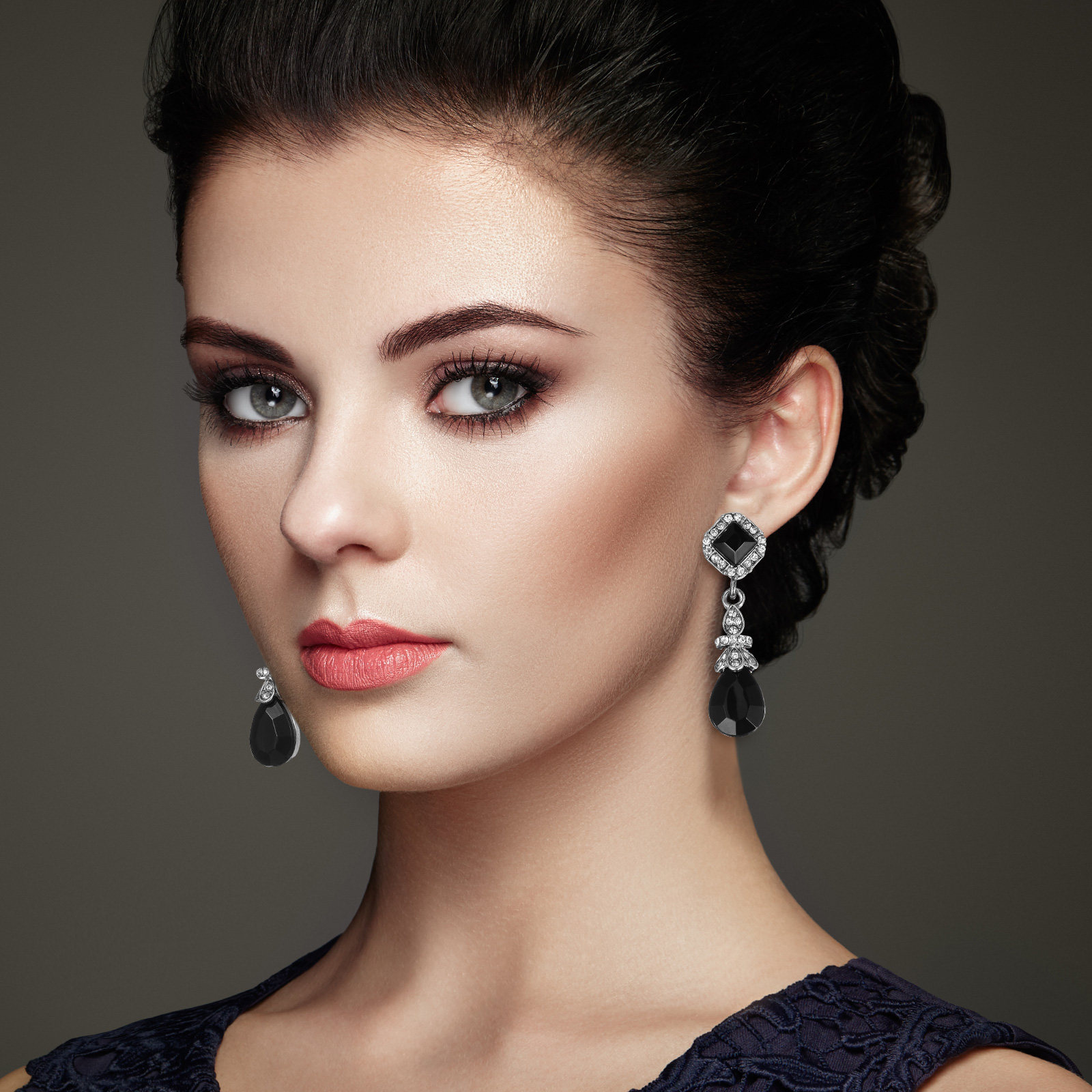 Pendant Black Ear Clips Vintag - Women'S Accessories Gift Ideas recension och pris