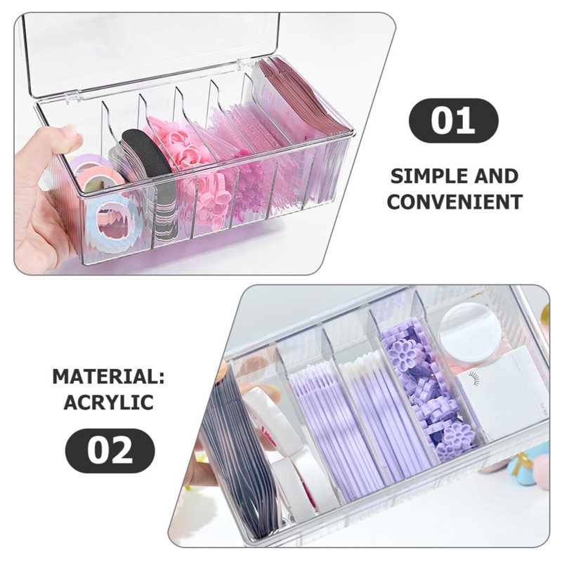 Transparent Eyelash Beauty Org - Women Accessories Organizer recension och pris