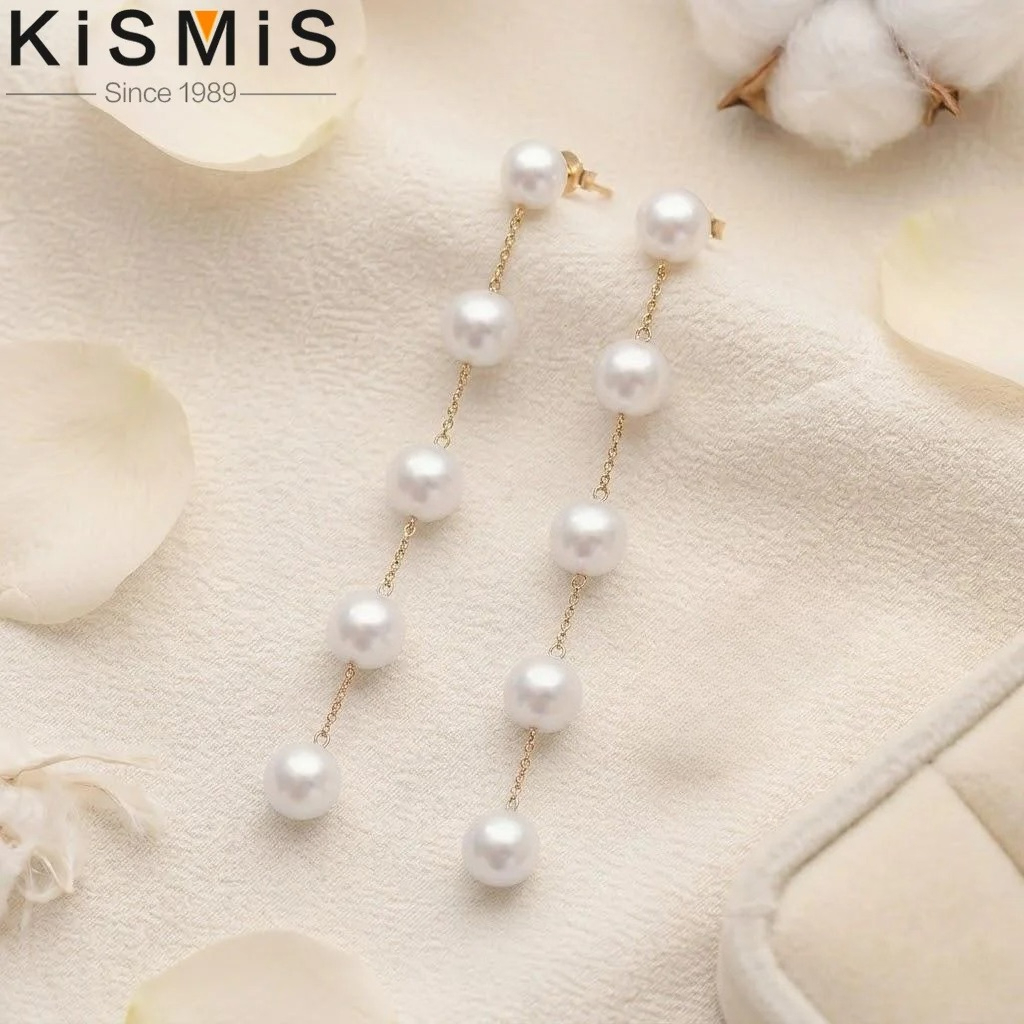 Pearl Earrings Long Chain Tass - Women'S Accessories Gift Ideas recension och pris