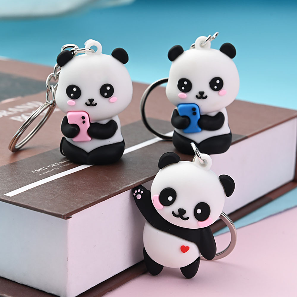 Cute Cartoon Couple Panda Keyc - Women'S Accessories Gift Ideas recension och pris