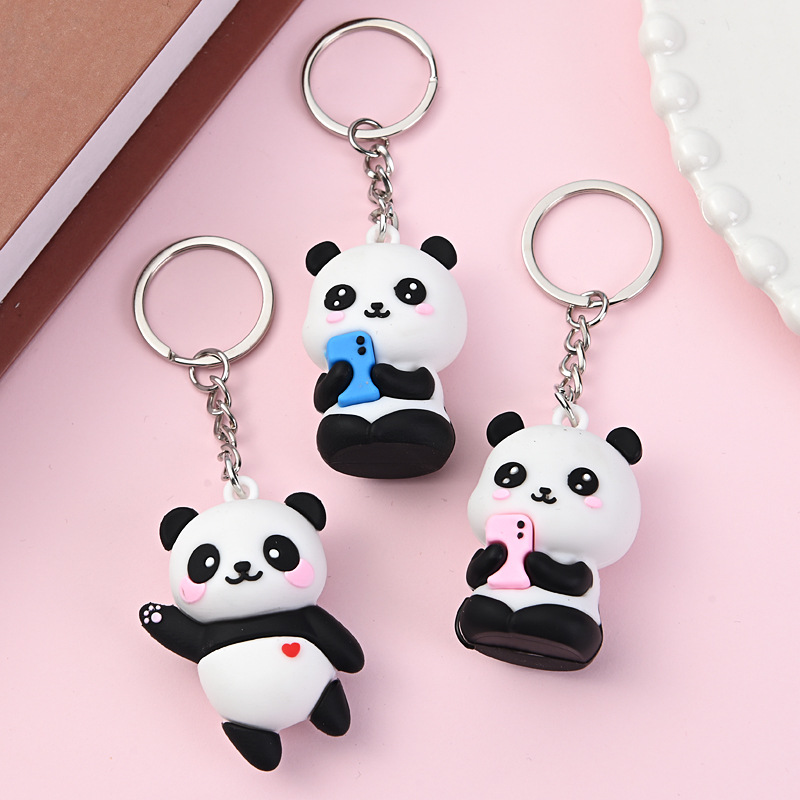 Cute Cartoon Couple Panda Keyc - Women'S Accessories Gift Ideas recension och pris