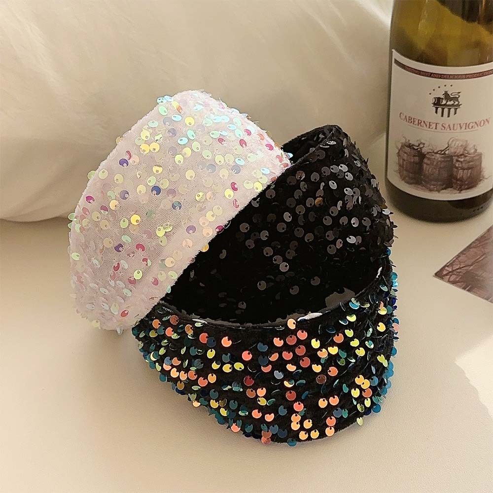 New Wide Glitter Headband For  - Women'S Accessories Gift Ideas recension och pris
