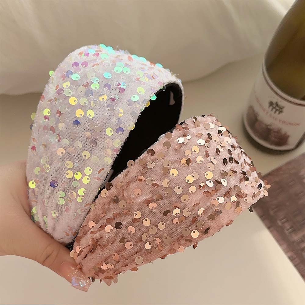 New Wide Glitter Headband For  - Women'S Accessories Gift Ideas recension och pris