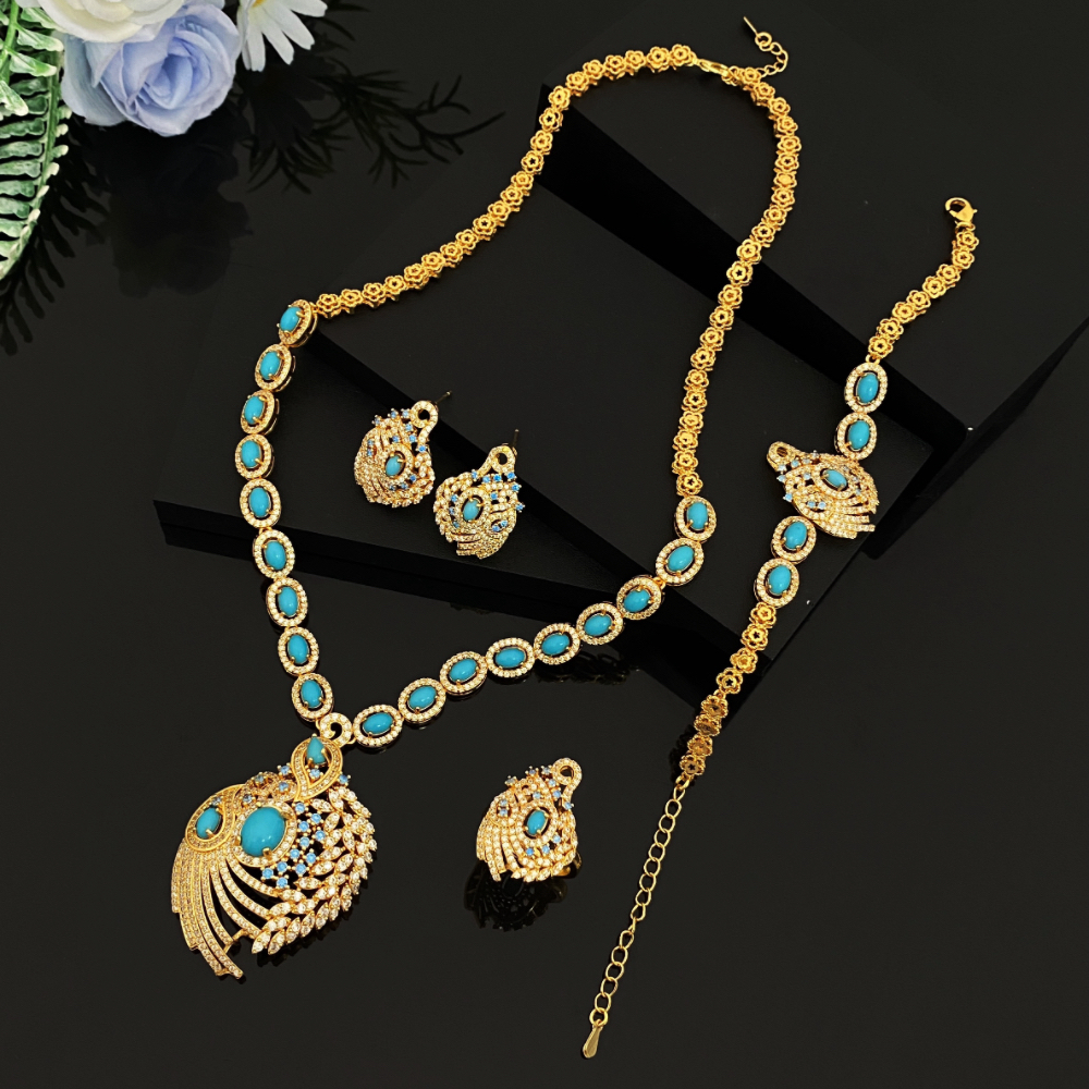 JRH Zircon Jewelry Set for Wom - Women Accessories Uae recension och pris