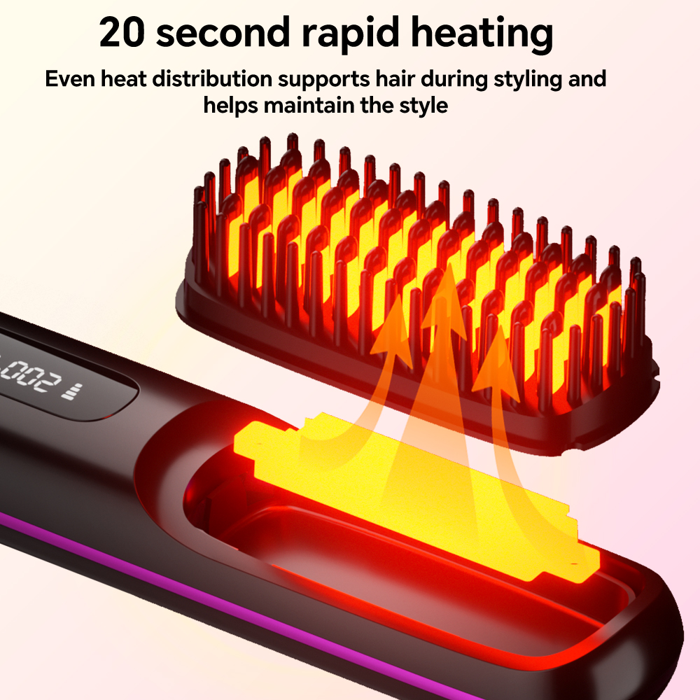 Ionic Straightening Comb, Hair - Women Accessories Display recension och pris