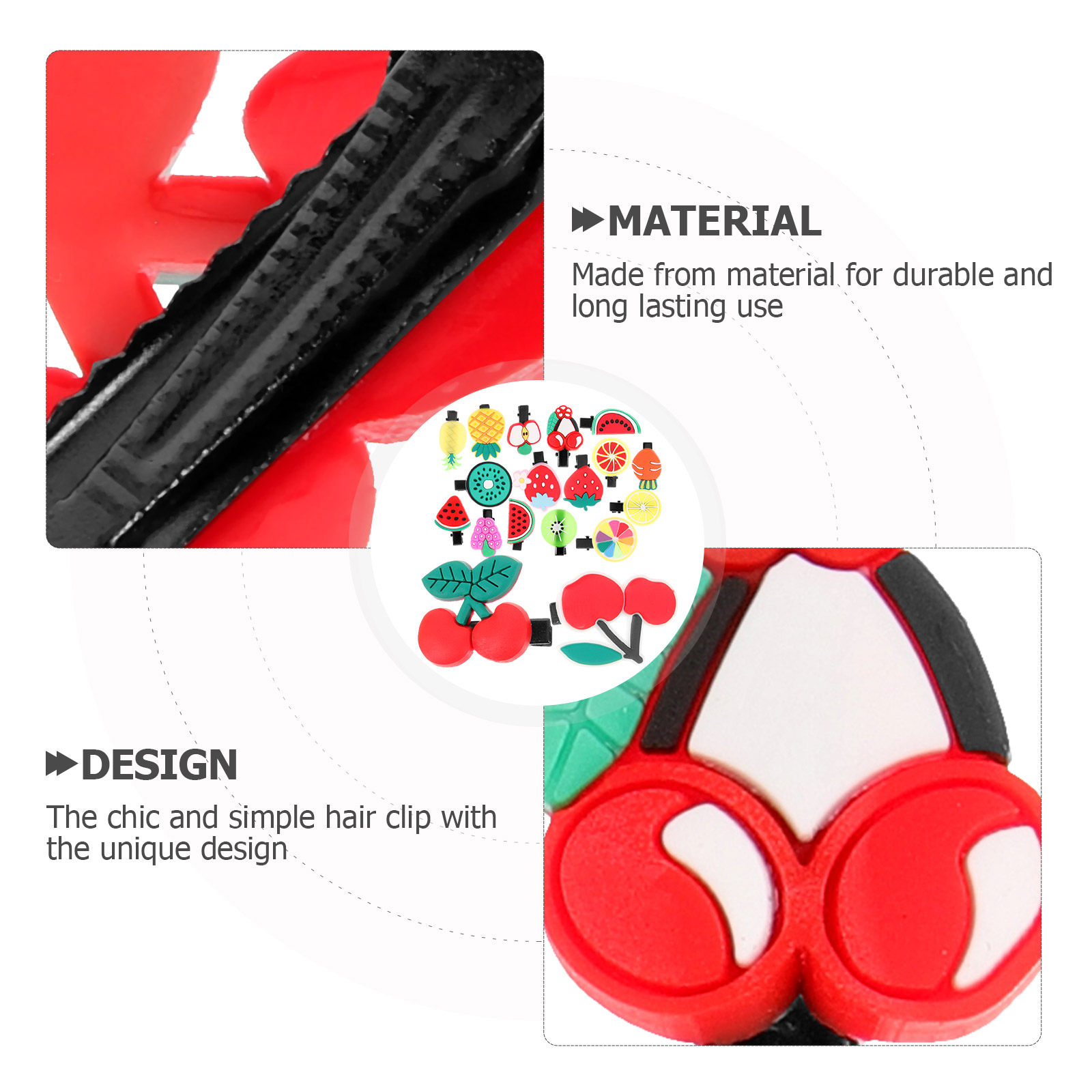 2Set Cute Fruit Hair Clip Uniq - Women'S Accessories Gift Ideas recension och pris