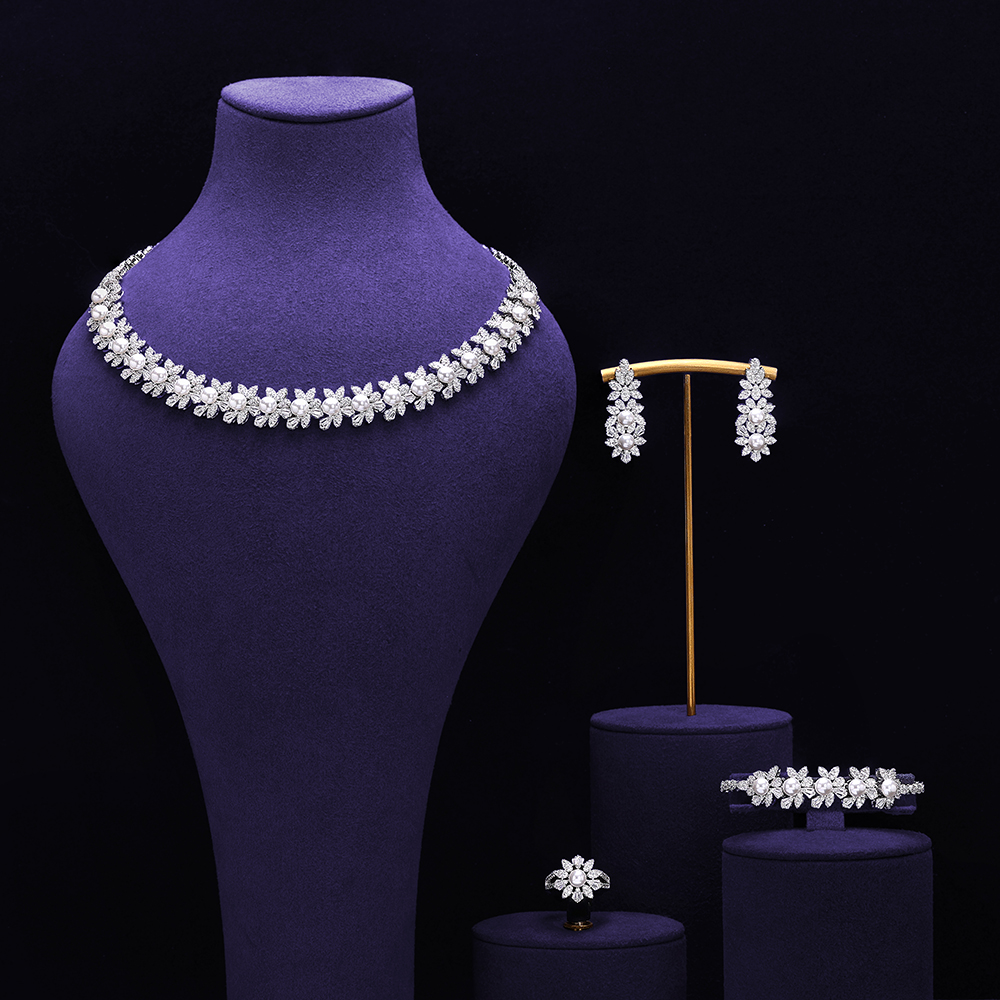 4PCS Wedding Jewelry Set Cubic - Women Accessories Uae recension och pris