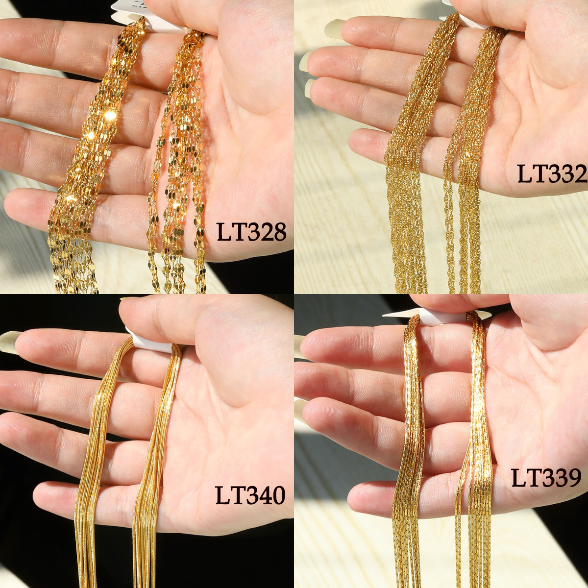 10pcs/Lot 45cm Stainless Steel - Women Accessories Pack recension och pris