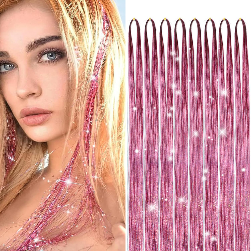 24 Inch Tinsel Hair Extensions - Women Accessories Pack recension och pris