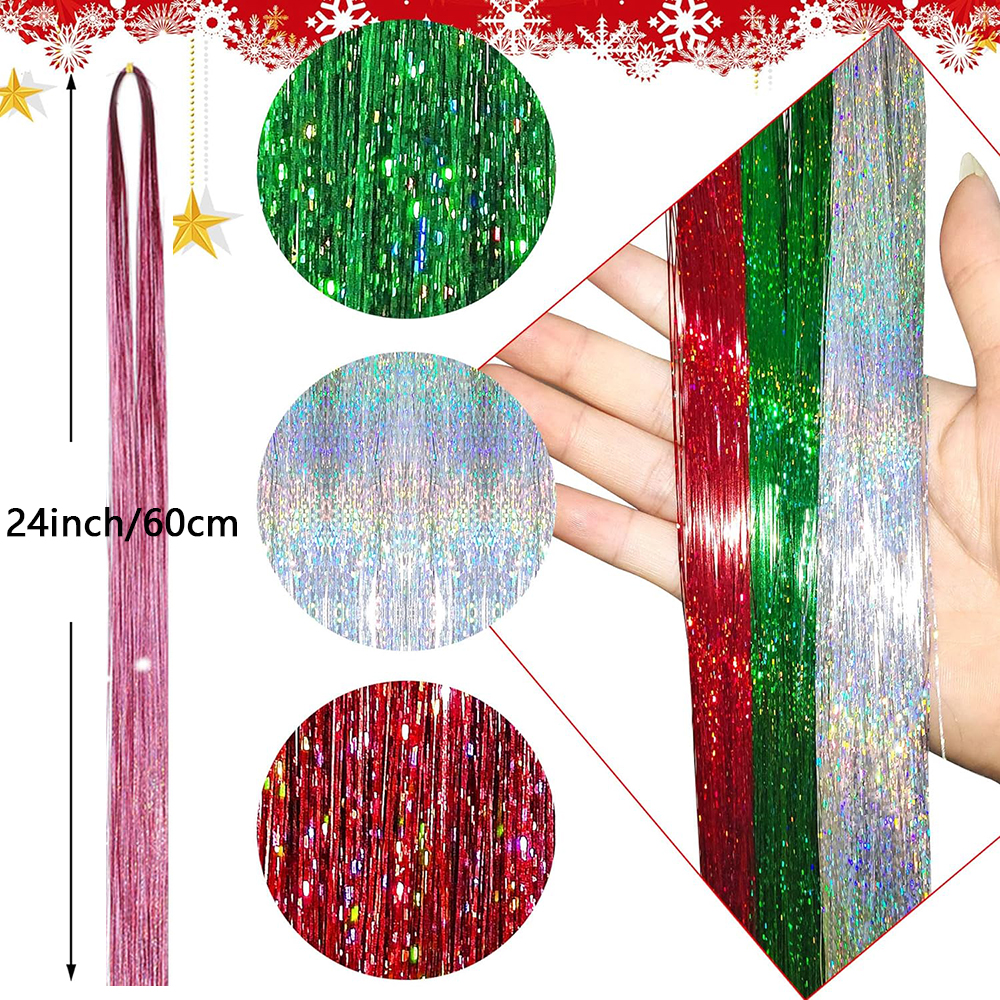 24 Inch Tinsel Hair Extensions - Women Accessories Pack recension och pris