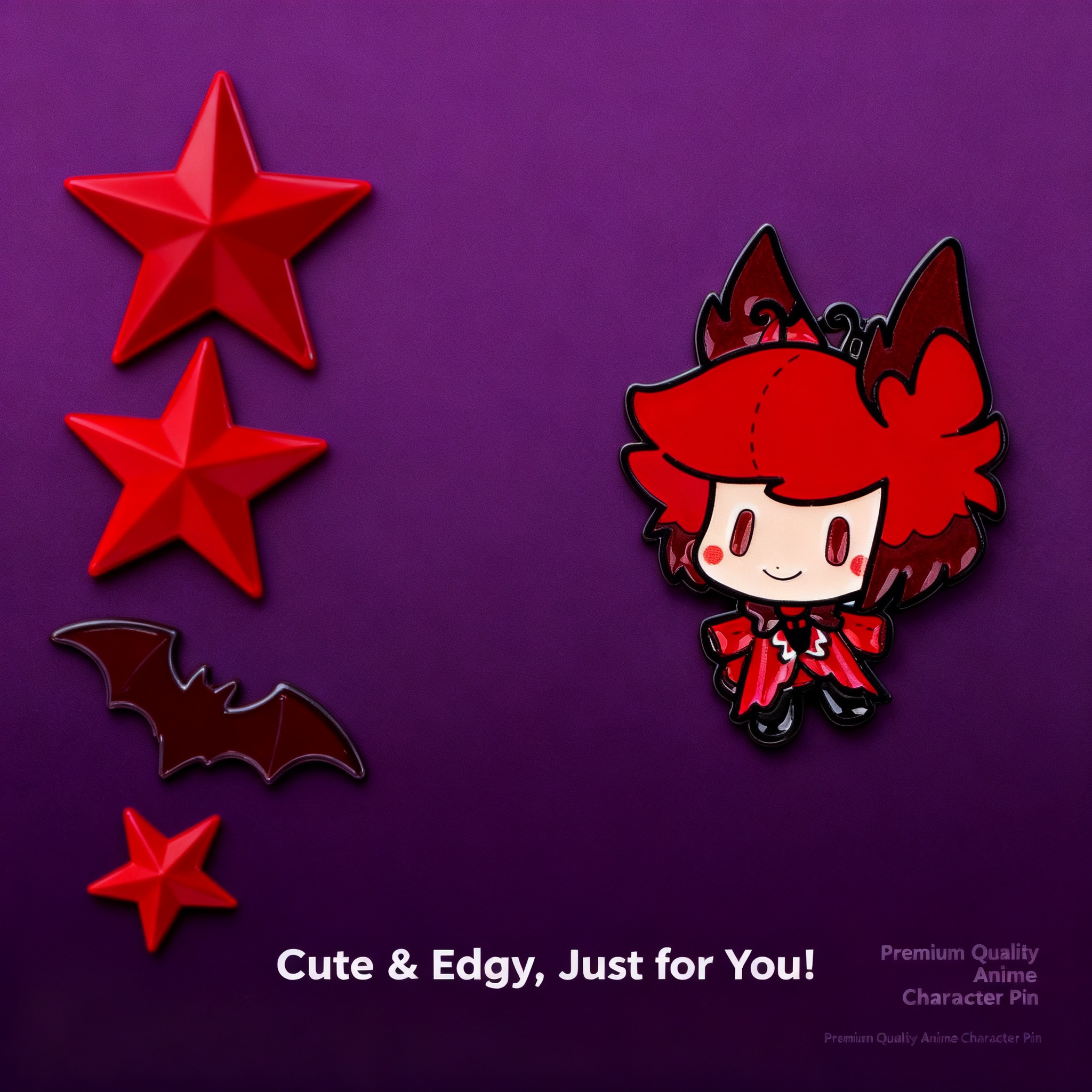 Cute Devils Enamel Pin Cartoon - Women Accessories Picture recension och pris