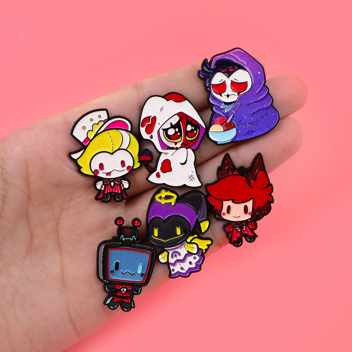 Cute Devils Enamel Pin Cartoon - Women Accessories Picture recension och pris