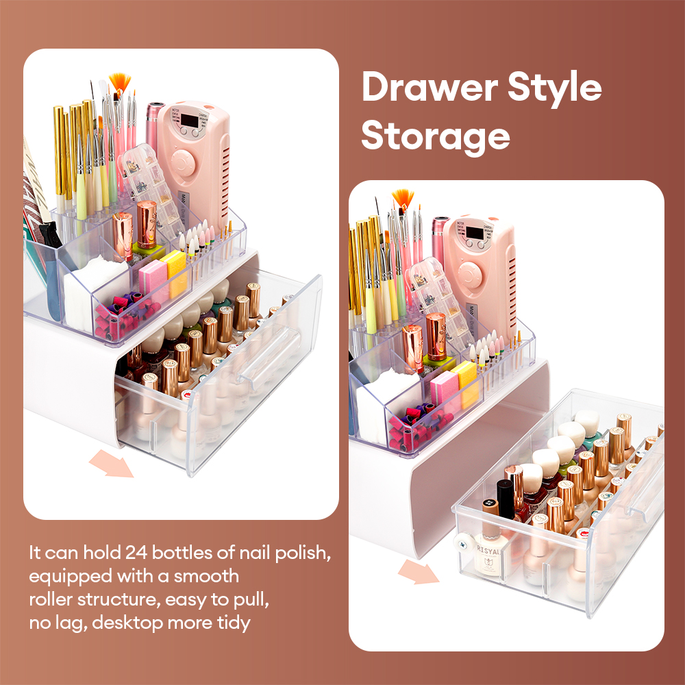 Acrylic Storage Rack Nail Art  - Women Accessories Organizer recension och pris