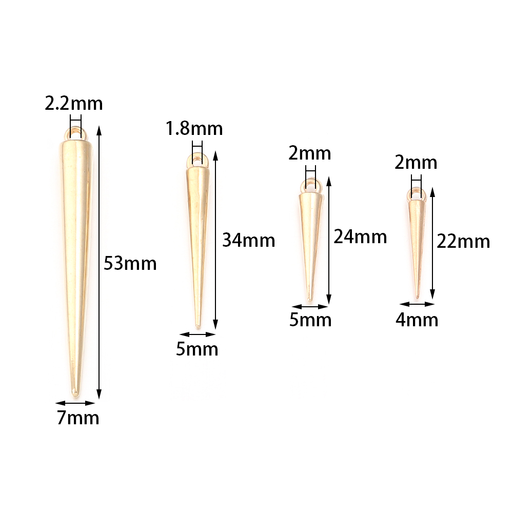 50-200pcs/lot CCB Plastic Cone - Women Accessories Pack recension och pris