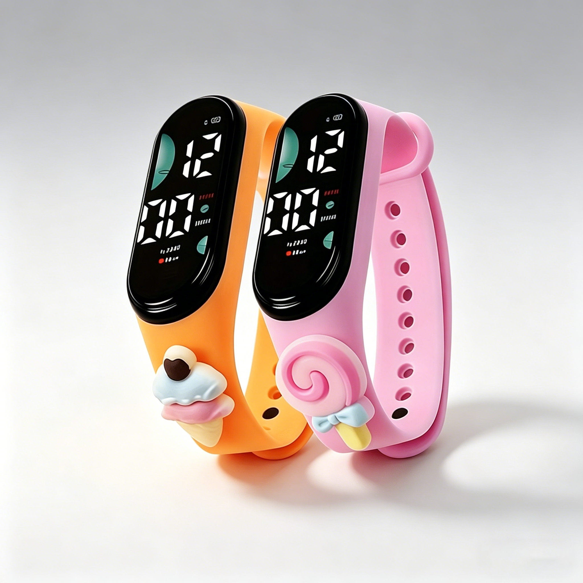 Cute 3D Cartoon Digital Watch  - Women Accessories Display recension och pris