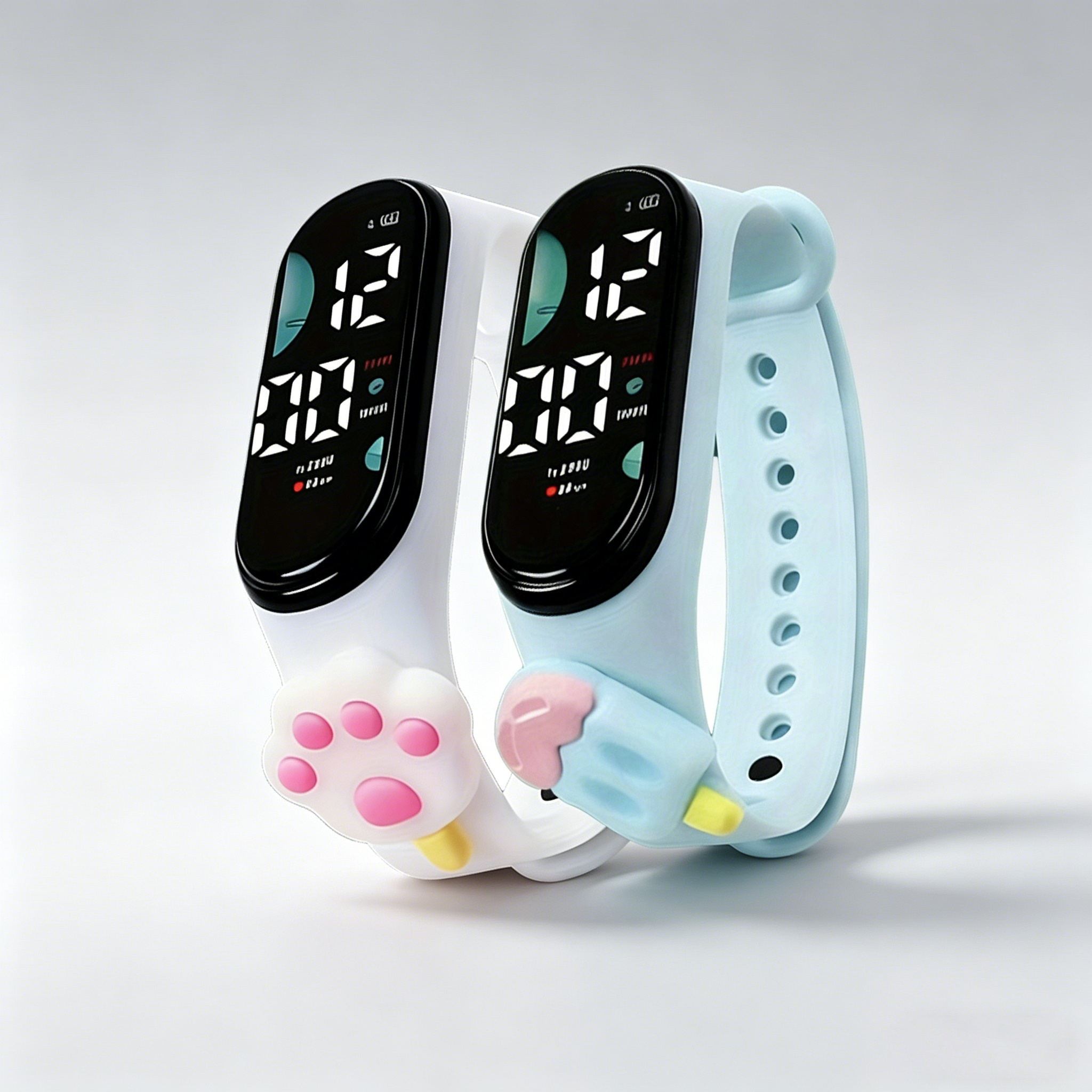 Cute 3D Cartoon Digital Watch  - Women Accessories Display recension och pris