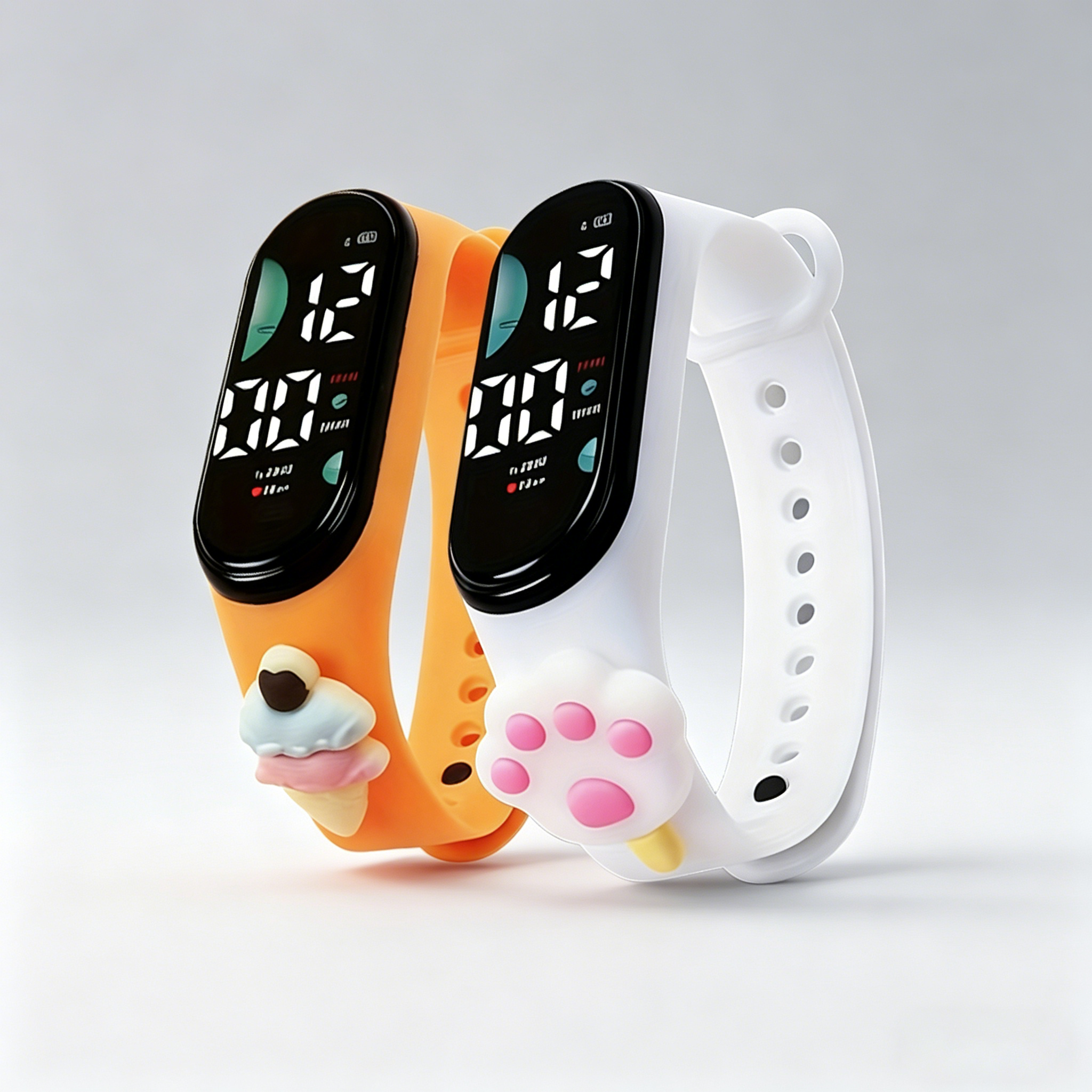 Cute 3D Cartoon Digital Watch  - Women Accessories Display recension och pris