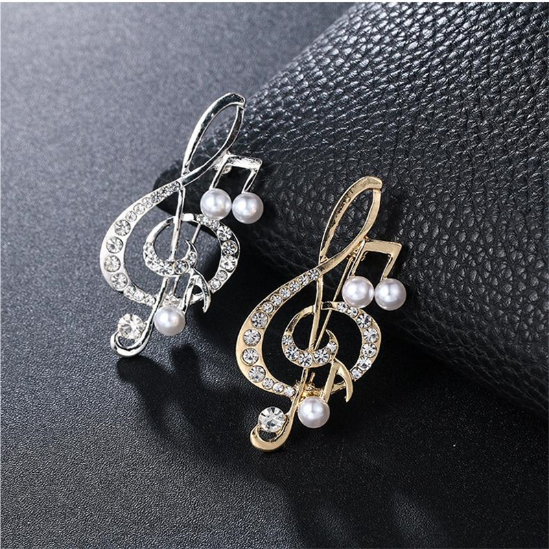 1Pc Elegant Musical Note Brooc - Women'S Accessories Gift Ideas recension och pris