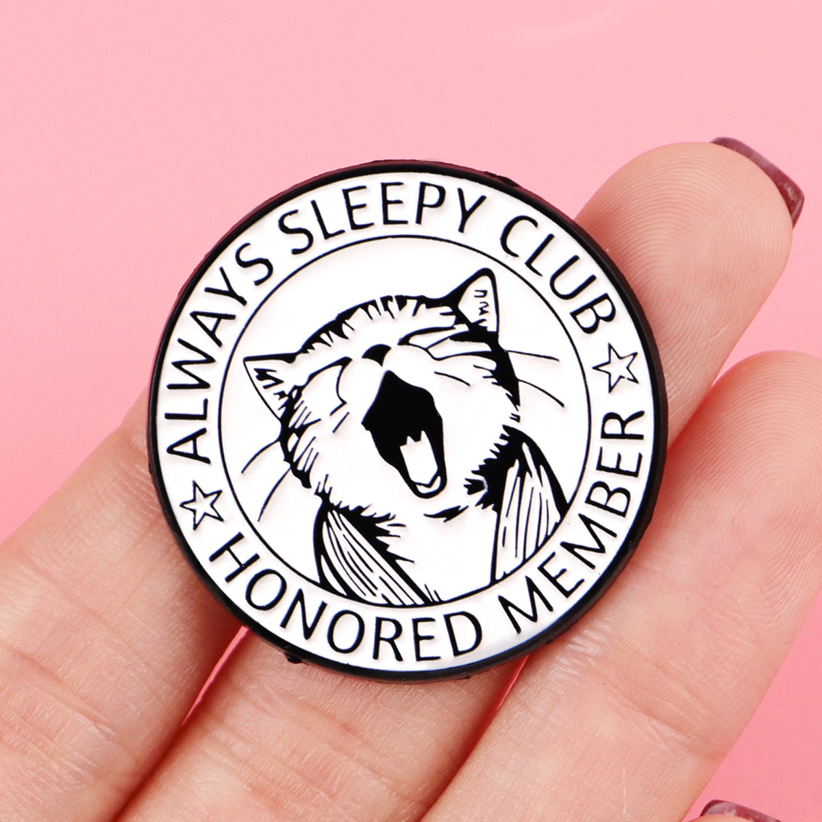Enamel Pin Cute Cartoon Cat Ma - Women Accessories Picture recension och pris