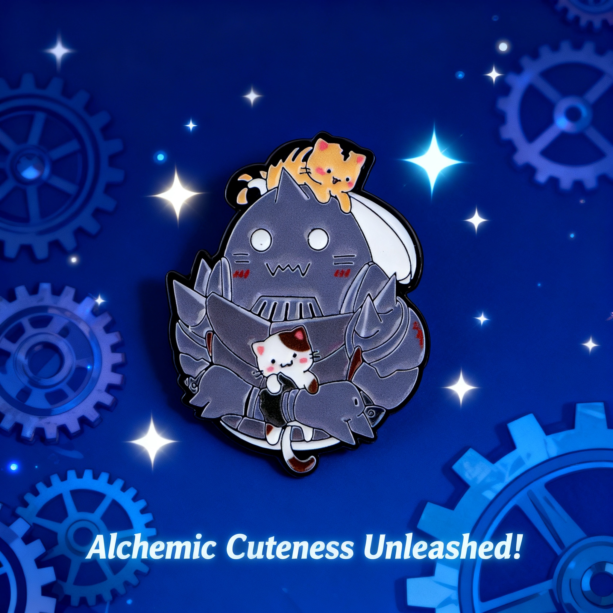 Cute Cat Enamel Pin Manga Anim - Women Accessories Picture recension och pris