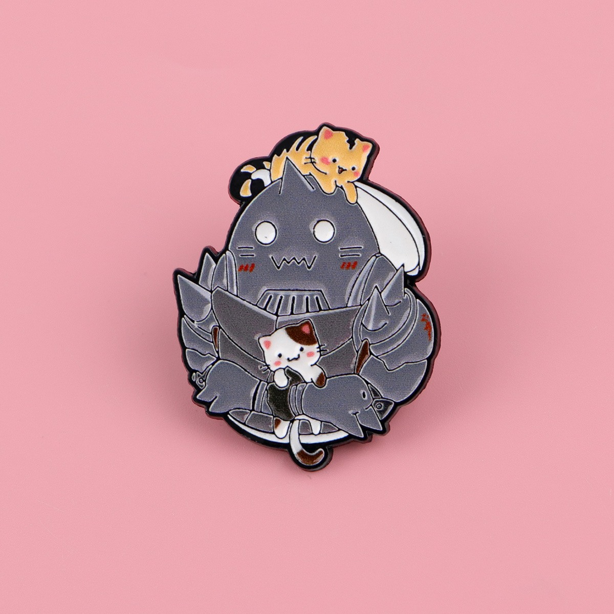 Cute Cat Enamel Pin Manga Anim - Women Accessories Picture recension och pris