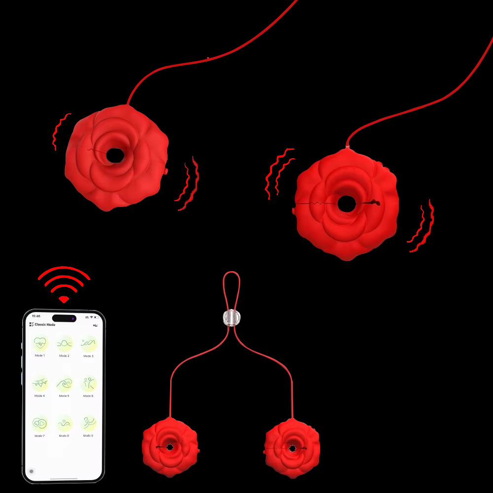 Nipple Clamps Vibrator 9 Vibra - Women Accessories App recension och pris