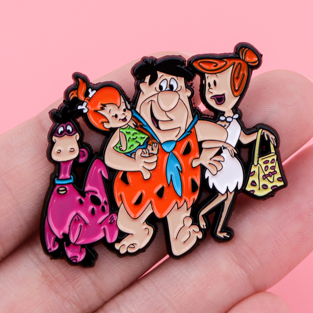 Cartoon Dinosaur Enamel Pin Ba - Women Accessories Picture recension och pris