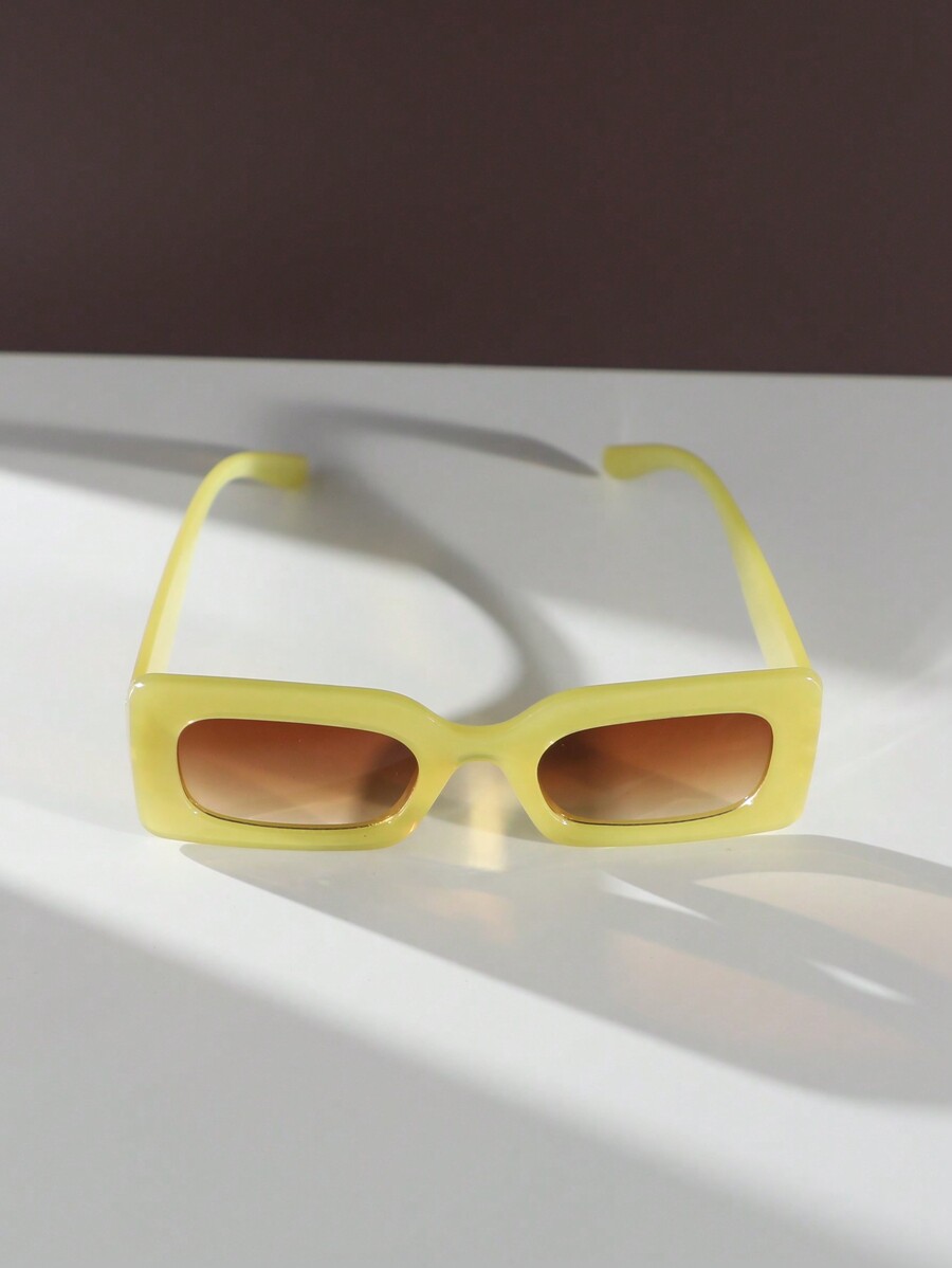 6pcs Square Fashion Sunglasses - Women'S Y2K Accessories recension och pris