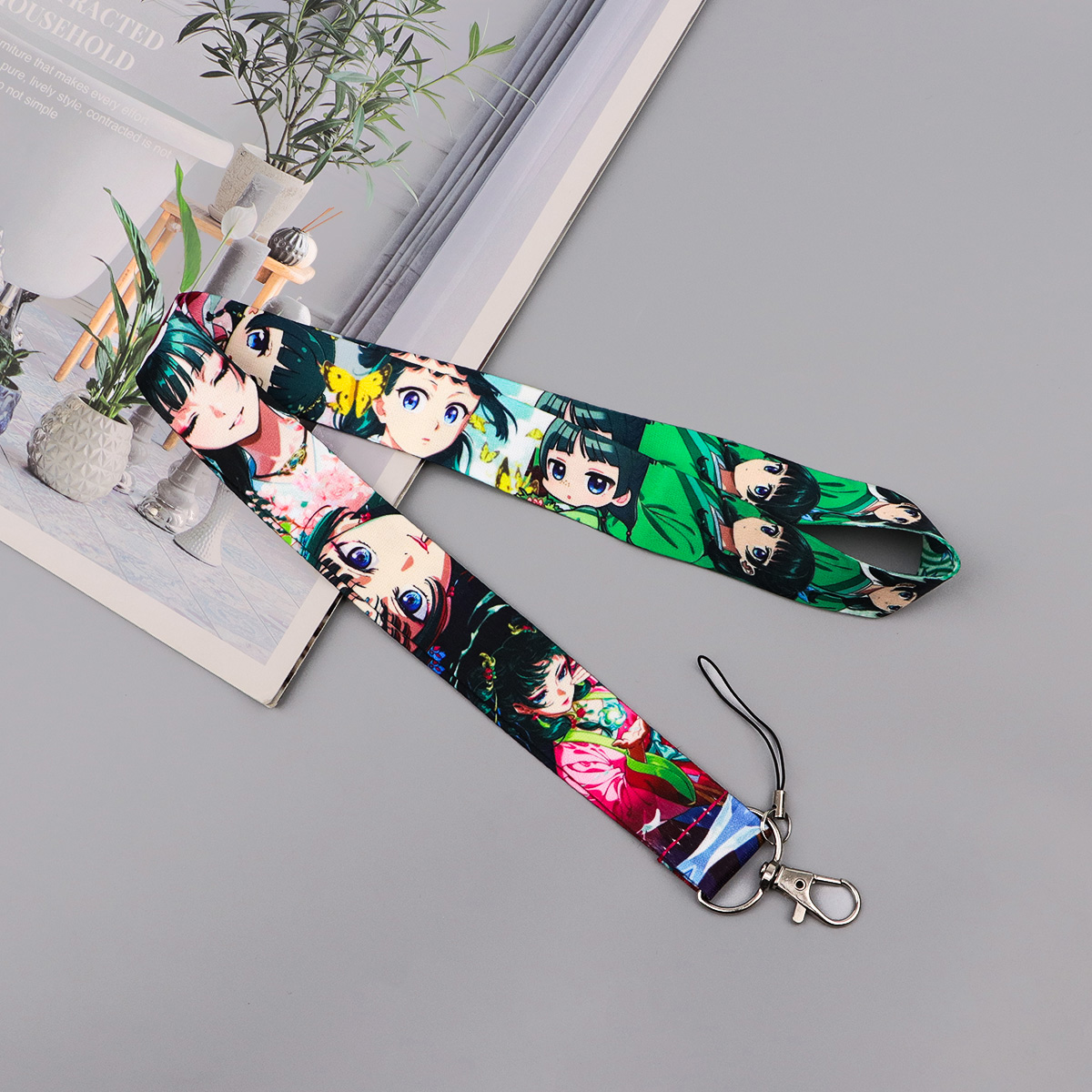 Cute Anime Girl Lanyard Neck S - Women Accessories Pack recension och pris