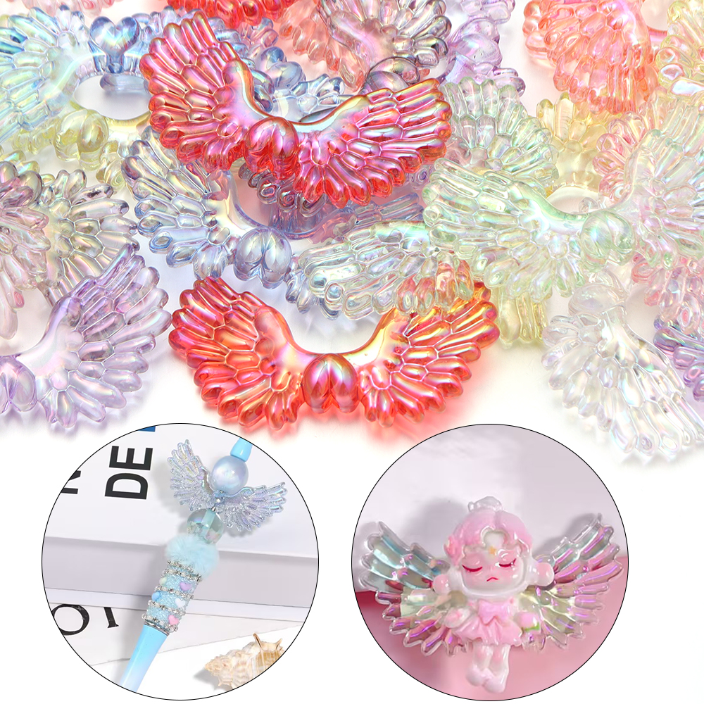 5pcs/lot AB Color Angel Wings  - Women Accessories Pack recension och pris