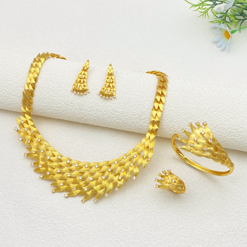 Falair UAE Bride Zircon Gold P - Women Accessories Uae recension och pris