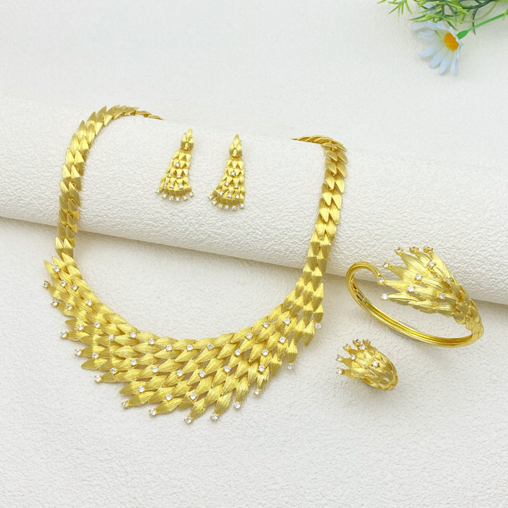 Falair UAE Bride Zircon Gold P - Women Accessories Uae recension och pris