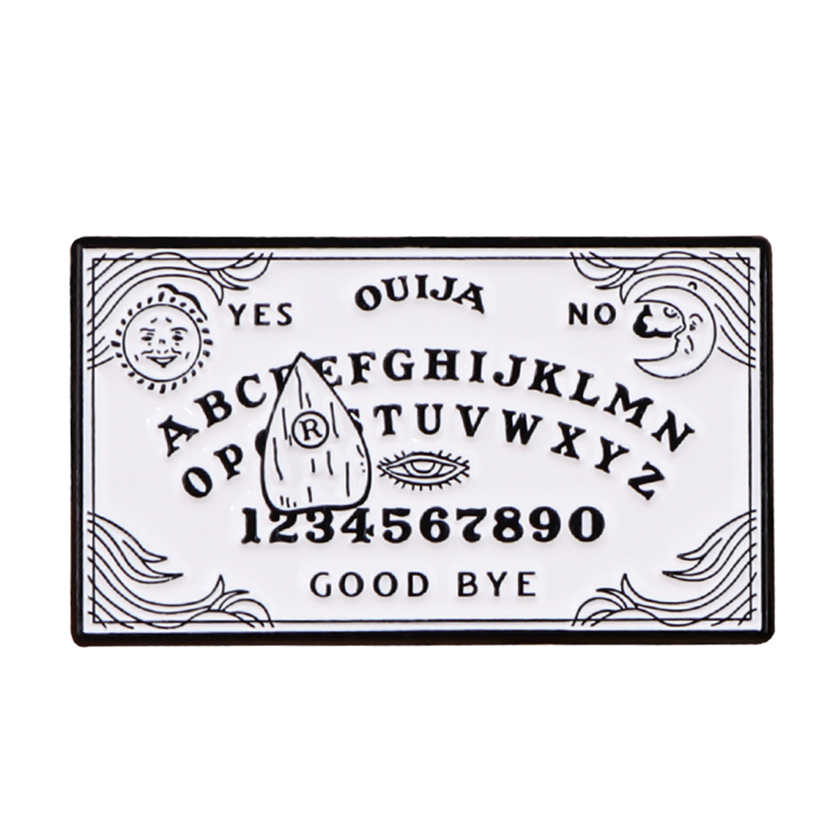Black Cat Ouija Enamel Pin Hal - Women Accessories Picture recension och pris