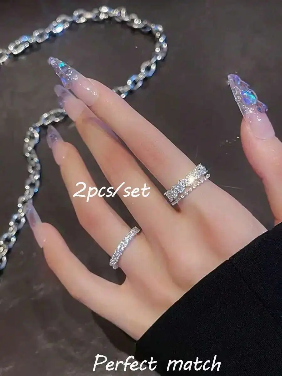 2pcs Luxury Y2K Style Copper Z - Women'S Y2K Accessories recension och pris