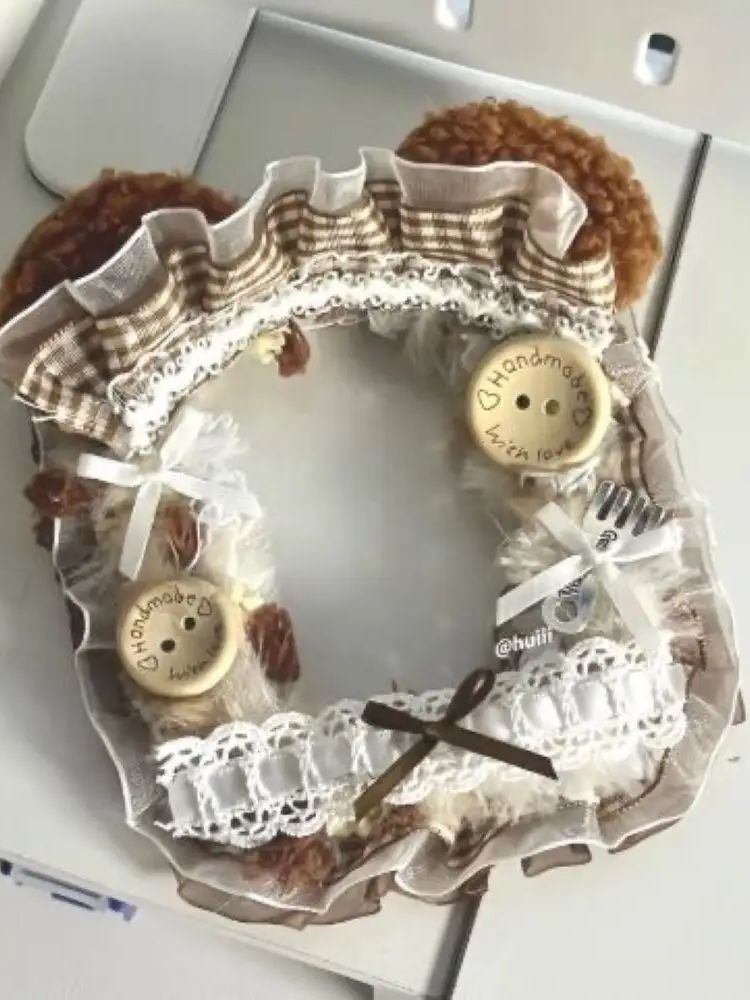 brown bear ear DIY idol photo  - Women Accessories Display recension och pris