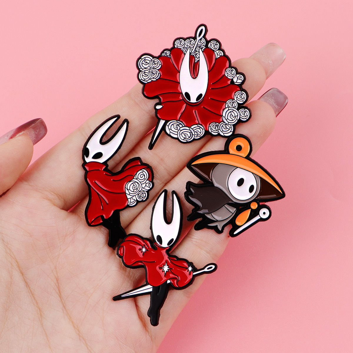 4pcs set Game Figure Enamel Pi - Women Accessories Picture recension och pris