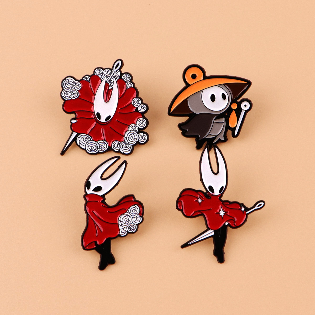 4pcs set Game Figure Enamel Pi - Women Accessories Picture recension och pris