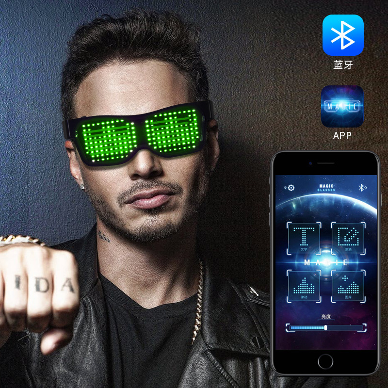 Adult LED Glasses Party Blueto - Women Accessories App recension och pris