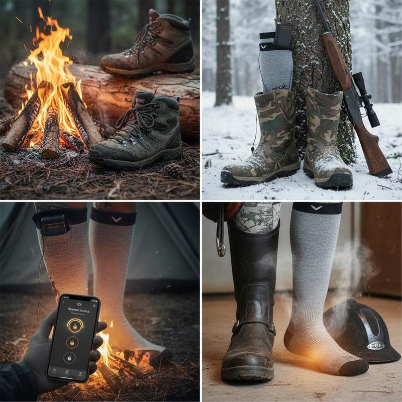 Thermal Footwear 6000mAh Batte - Women Accessories App recension och pris