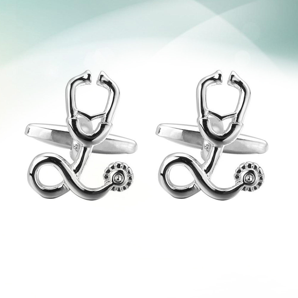 1Pair Silver Cufflinks Fine Cr - Women'S Accessories Gift Ideas recension och pris