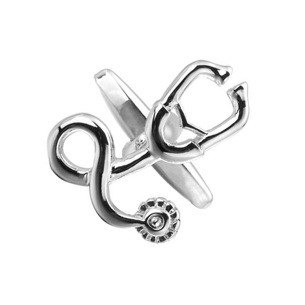 1Pair Silver Cufflinks Fine Cr - Women'S Accessories Gift Ideas recension och pris