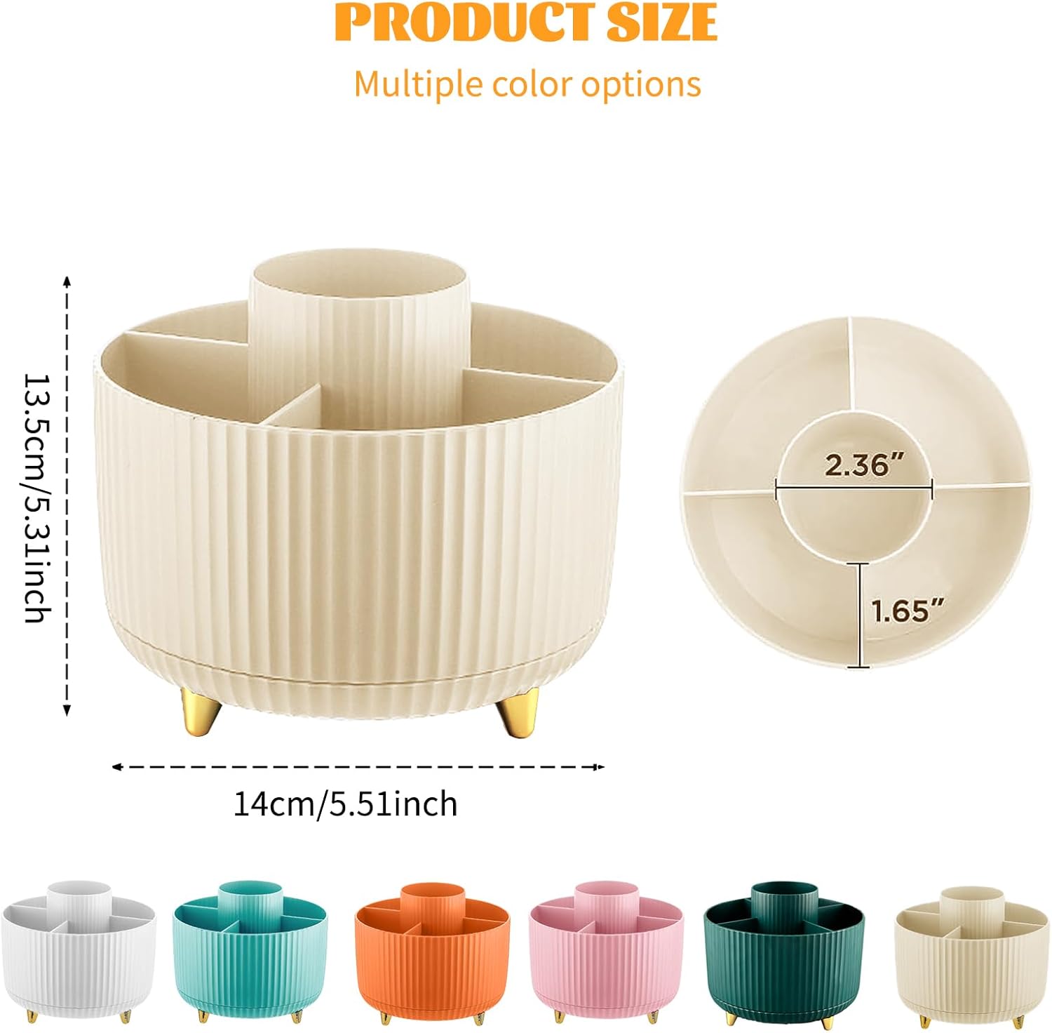 360° Rotating Makeup Cosmetic  - Women Accessories Organizer recension och pris