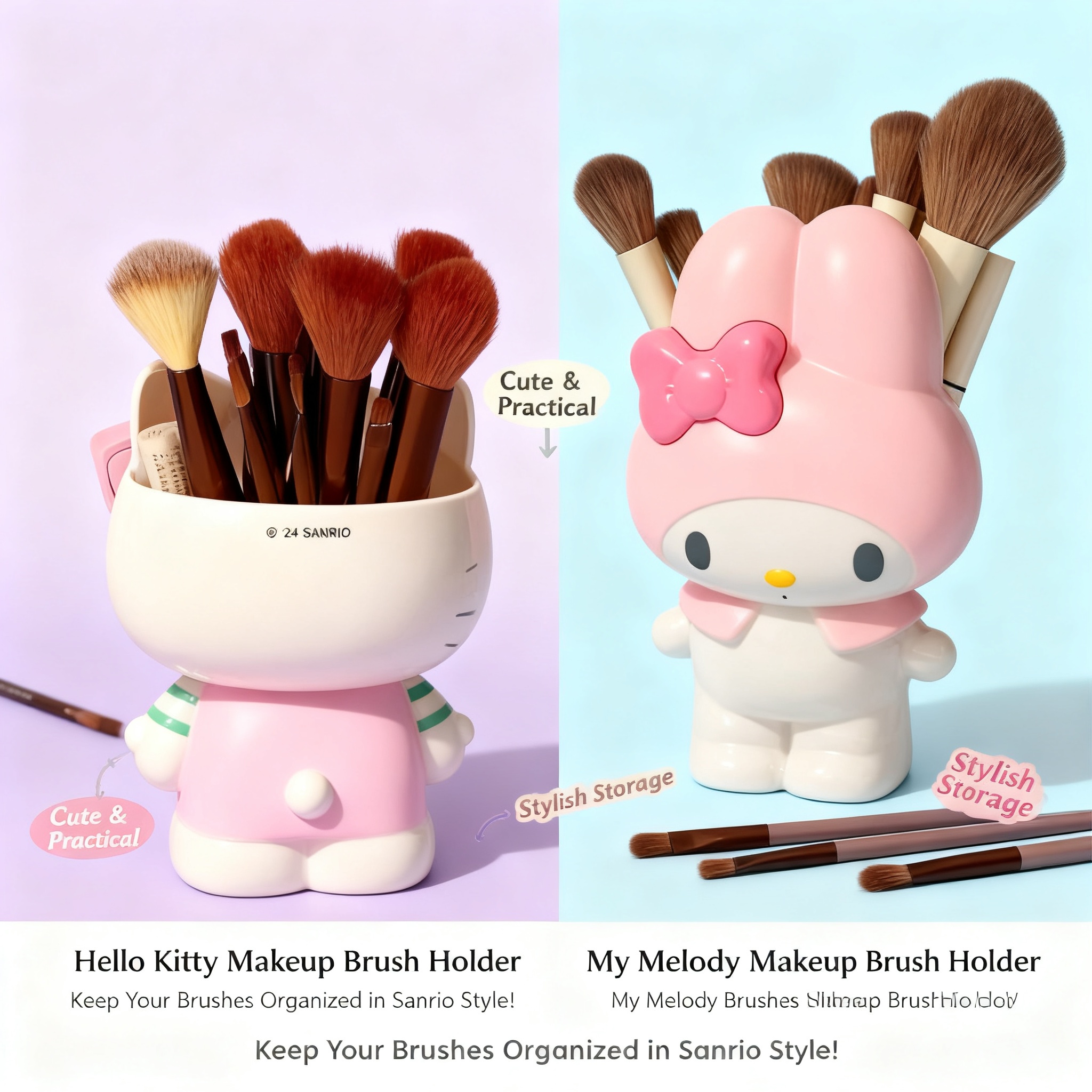 My Melody Hello Kitty Makeup B - Women Accessories Organizer recension och pris